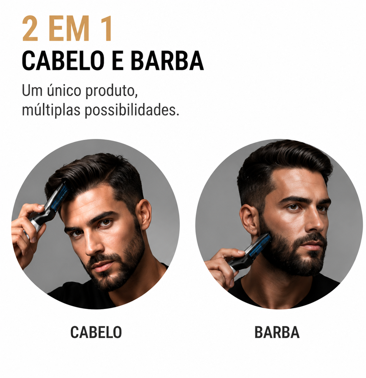 Pente Modelador Styler Express™ - 2 em 1 para Cabelo e Barba