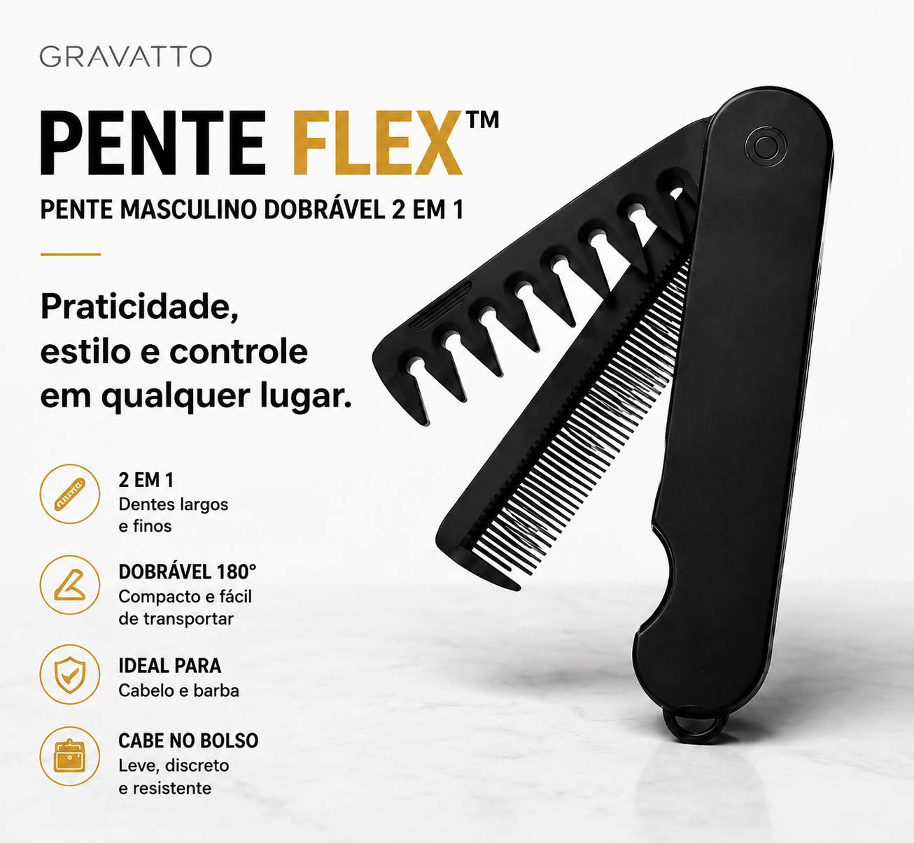 Pente Masculino Flex™