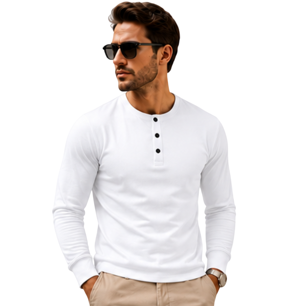 Camisa Básica de Manga Longa Essencial Horizonte™