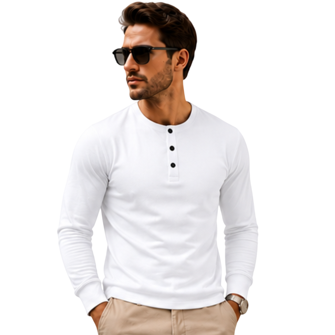 Camisa Básica de Manga Longa Essencial Horizonte™